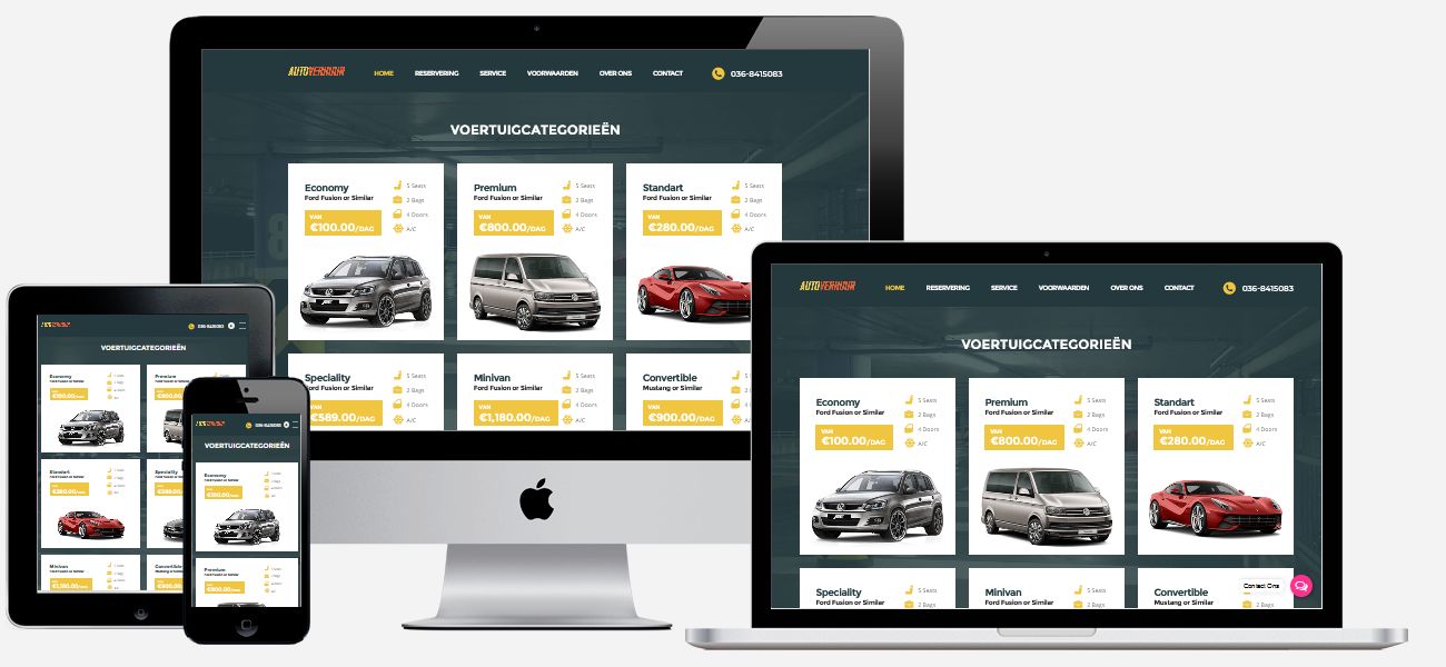 Een auto website laten maken