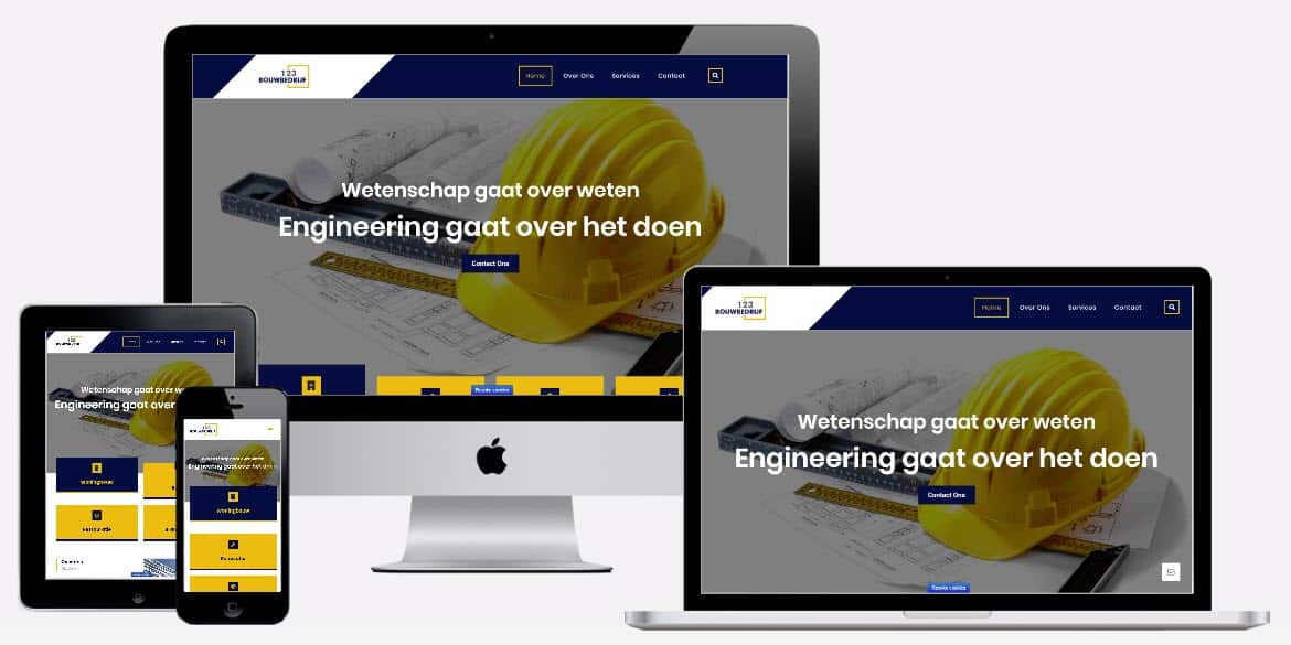 Website maken bouwbedrijf