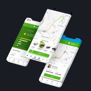 Taxi app laten bouwen voorbeeld van epicwebsite