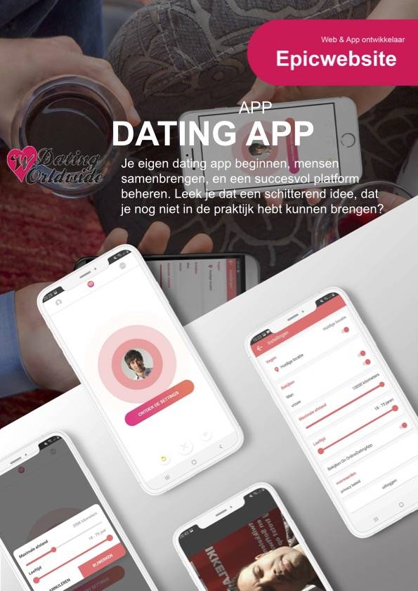 Dating app laten maken bij epicwebsite